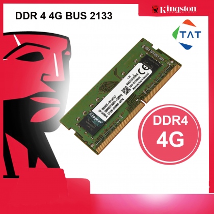 RAM Laptop Kingston 4GB DDR4 Bus 2133MHz 1.2V Bảo Hành 36 Tháng 1 Đổi 1