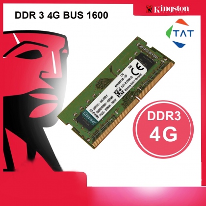 RAM Laptop 4GB DDR3 Kingston Bus 1600MHz PC3L-12800 1.35V