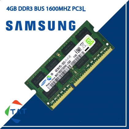 RAM Laptop Samsung 4GB DDR3 Bus 1600MHz PC3-12800 1.5V Bảo Hành 36 Tháng 1 Đổi 1