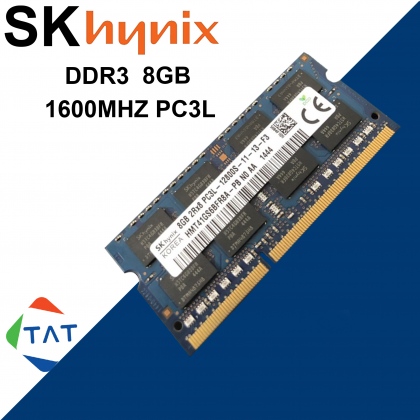RAM Laptop DDR3 Hynix 8GB Bus 1600MHz PC3L-12800 1.35V Bảo Hành 12 Tháng 1 Đổi 1