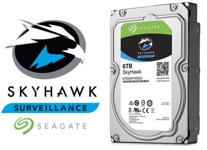 Ổ Cứng HDD Seagate SkyHawk Surveillance 6TB (6000GB) 3.5"inch 7200Rpm baỏ hành 36 tháng