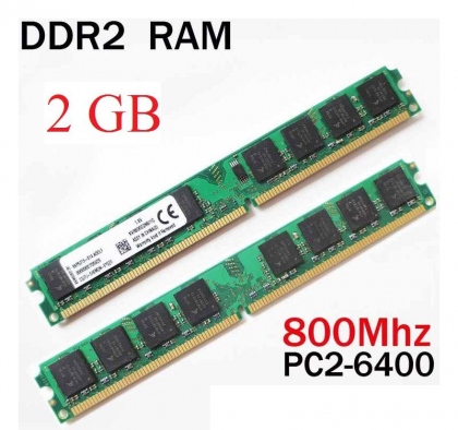 RAM Kingston DDR2 2GB Bus 800MHz Bảo Hành 36 Tháng 1 Đổi 1