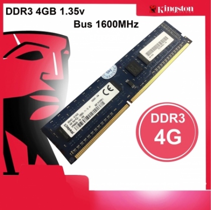 RAM Kingston 4GB DDR3 1600MHz PC3L-12800 1.35v Bảo Hành 12 Tháng 1 Đổi 1