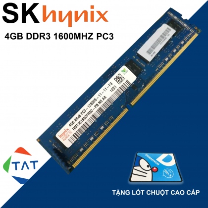 RAM 4GB DDR3 Bus 1600MHz 1.5V PC3-12800
