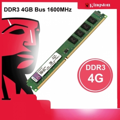 RAM Kingston 4GB DDR3 Bus 1600MHz PC3-12800 1.5V
