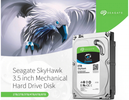 Ổ Cứng HDD Seagate SkyHawk Surveillance 8TB 7200rpm SATA3 256MB 3.5"inch Bảo Hành 01 Tháng