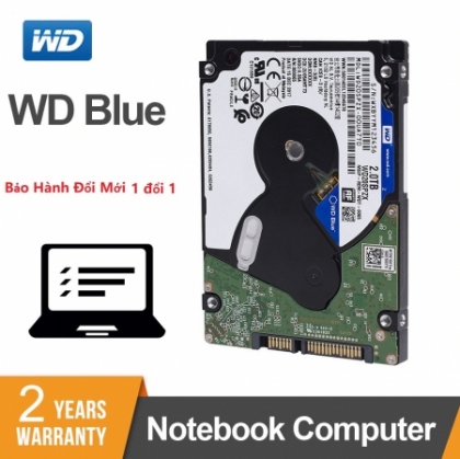 Ổ Cứng Laptop WD Scorpio Blue 2TB 2.5 inch SATA 6.0Gb/s 128MB WD20SPZX Copy