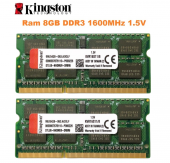 Ram Laptop Kingston DDR3 8GB Bus 1600MHz PC3-12800 1.5V