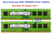 RAM PC Samsung 8GB DDR3 1600MHz PC3L-12800 1.35V Bảo Hành 36 Tháng 1 Đổi 1