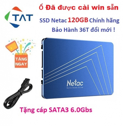 Ổ Cứng SSD Netac 120GB N500S SATA3 6Gbs 2.5"inch Bảo Hành 36 Tháng 1 Đổi 1