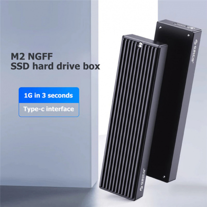 Box ổ cứng SSD M2 SATA ORICO M2PF-C3 Chuẩn USB 3.1 Type-C - Biến SSD M.2 SATA thành ổ cứng di động Bảo Hành 6 Tháng