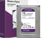 Ổ Cứng HDD 1TB Western Digital Purple tím WD10PURX 64MB 3.5"inch SATA3 6Gb/s